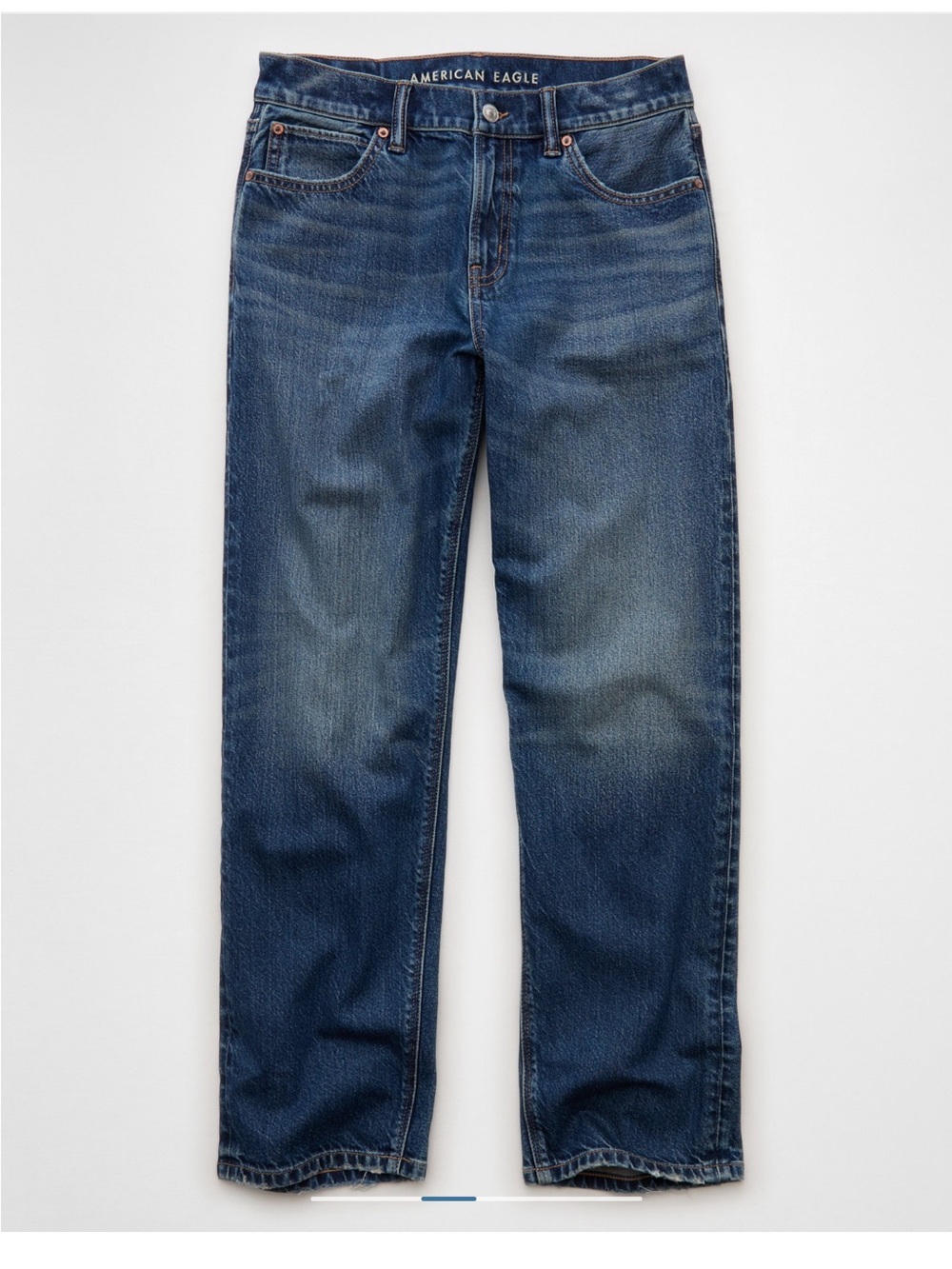 American Eagle Outfitters Straight Fit Men's Blue Denim Jeans